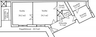 Budapest XI. ker elad Bartk Bla ton 72m2-es 2 szobs feljtand laks - Kép: 3809 