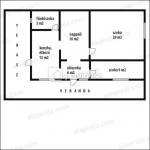 Dabas elad 70 m2-es csaldi hz 2 szobs, nappalis 1212m2 telek - Kép: 1666 