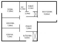 Budapest IV. ker 65m2 1+2 fél szobás 1/2 társasházi lakás rész eladó - Kép: 3308 