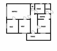 Vasad eladó 114 m2 3 szoba összkomfortos családi ház 1641 m2 telek - Kép: 575 