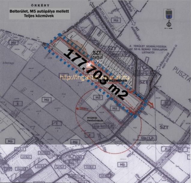 Elad rkny M5 autplya melletti, 177.703 m2  belterlet telek - Kép: 3075 