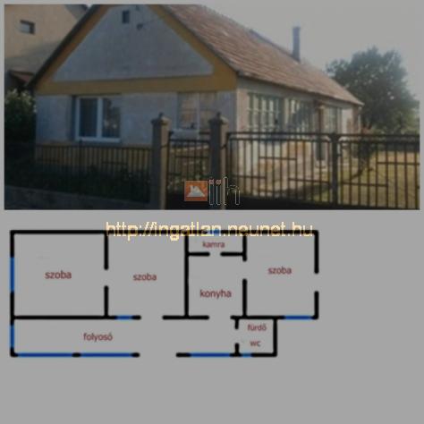 Magyaralms elad csaldi hz 90m2 3 szoba feljtand 1250m2-es telek - Kép: 5365 