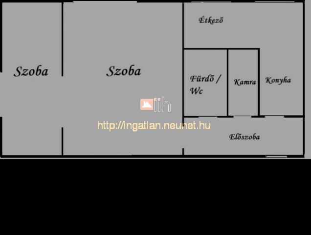 Szeged elad trsashzi laks 49m2 1+1 szoba magasfldszinti - Kép: 5392 